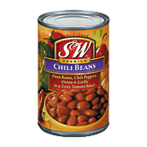 S&W  chili beans, pinto beans, chili peppers, onion, & garlic in a zesty tomato Full-Size Picture